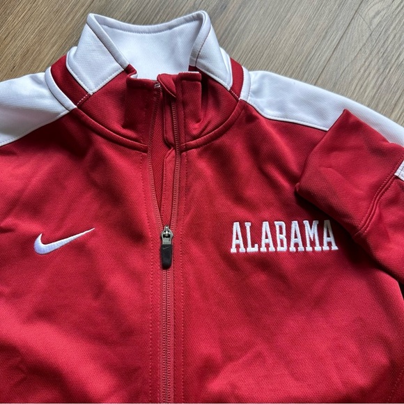 Alabama Crimson Tide Nike Jacket Mens Medium Red Dri-Fit Full Zip Long Sleeve - Picture 2 of 10
